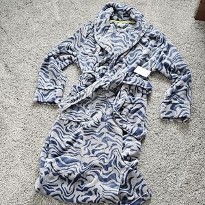 Sonoma Blue and Gray Plush Sleepwear